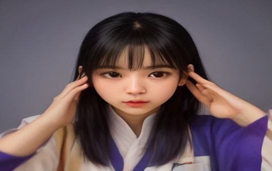 御姐风格改造后的造型展示，结构感外套搭配直筒裤，妆容轮廓清晰，眉毛有力，唇色沉稳豆沙红，整体气场成熟自信
